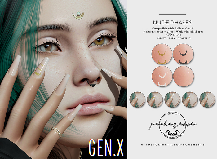 Second Life Marketplace - pecheresse. nude phases (hand applier) GENX